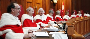 Not a holiday greeting card. This is Canada's Supreme Court, mostly hand-picked by Harper's ruling Conservatives since 2006, who have just handed the Harper majority the responsibility of rewriting the laws on prostitution in Canada