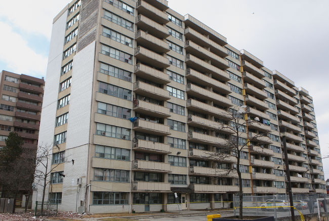 Maryam's Eglinton Ave. Housing Complex (Photo Credit: Chris Doucette, Toronto Sun)